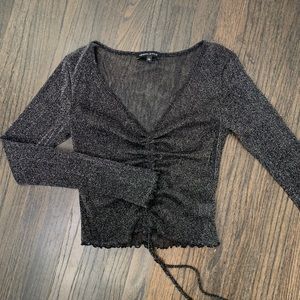 Sheer Sparly Long Sleeve